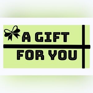 30 STICKERS - 2” x 1” - A GIFT FOR YOU - BRIGHT LIGHT GREEN